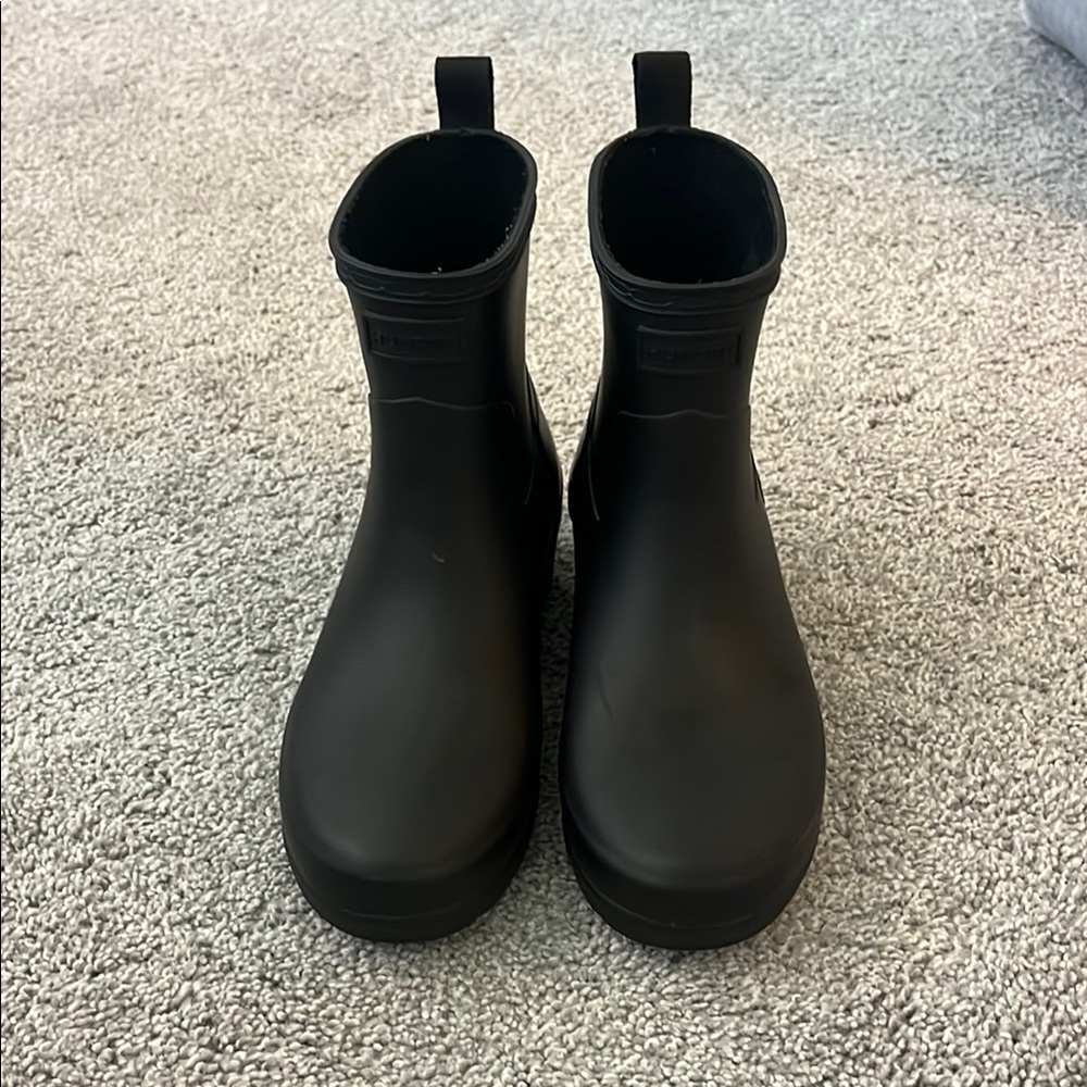 Hunter Black Rubber Boots